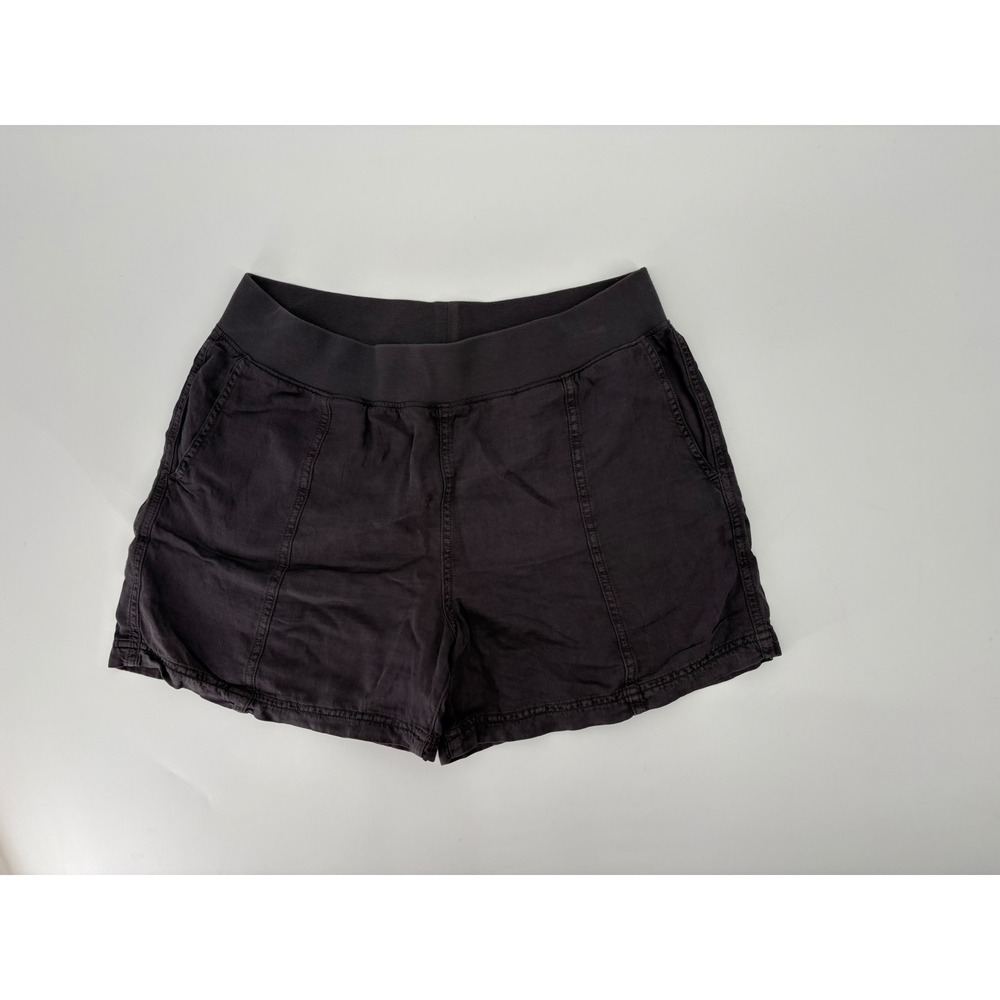 Faherty Womens Tencel Linen Cotton Pull On Shorts Charcoal Grey Size S